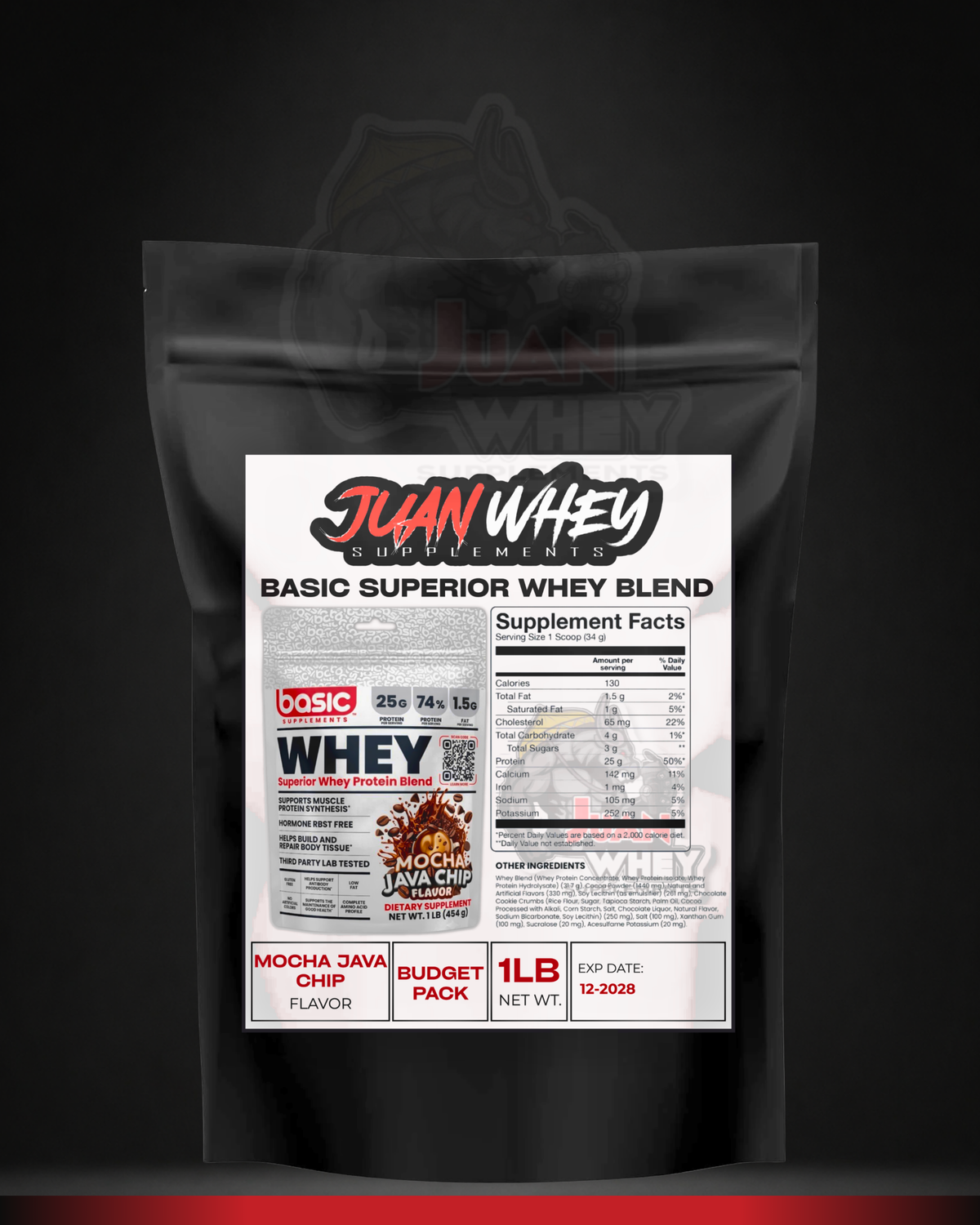 Basic Supplements Superior Whey Protein Blend 1LB | 14 Servings