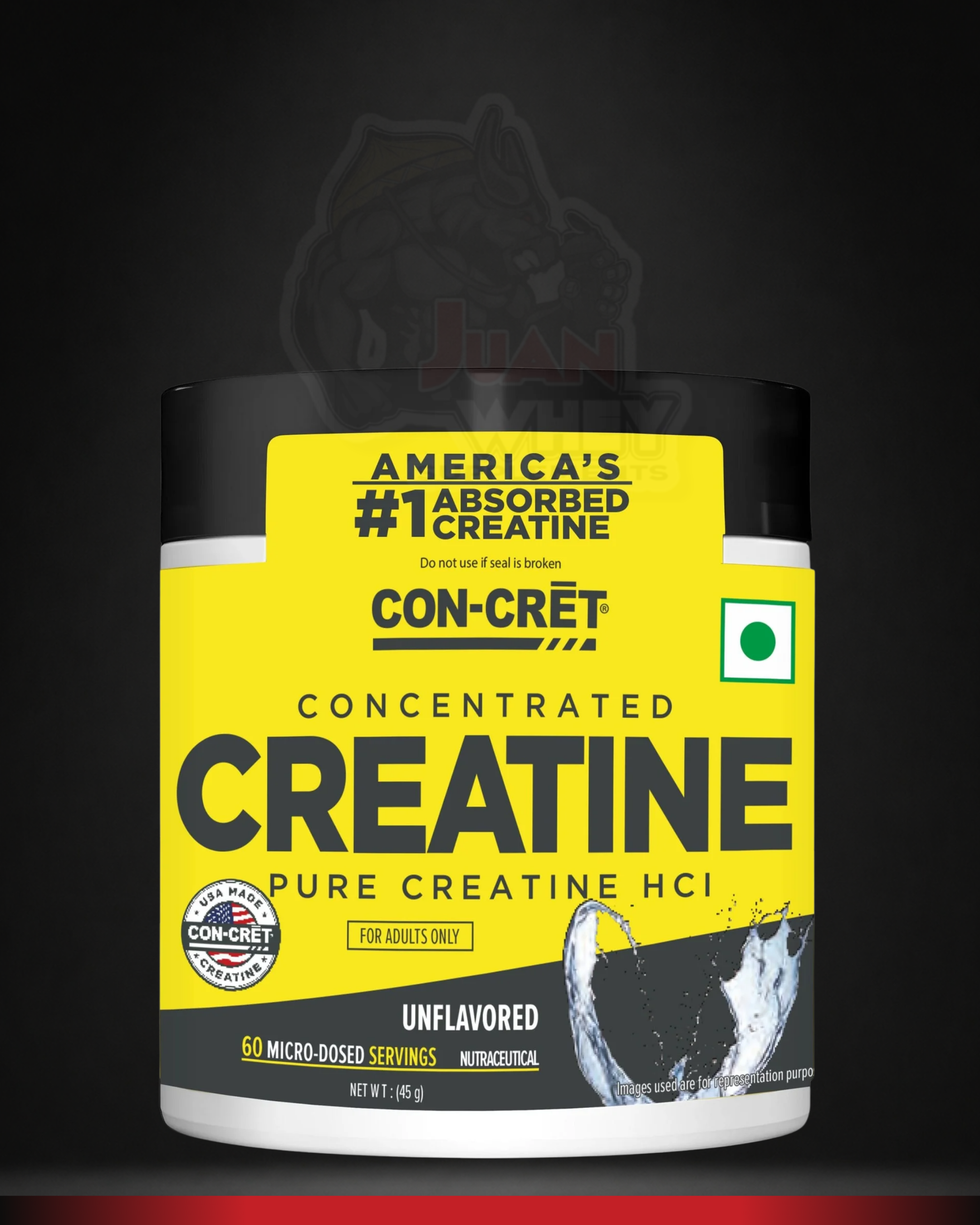 Con-Cret Creatine - Contentrated Pure Creatine HCI 60S