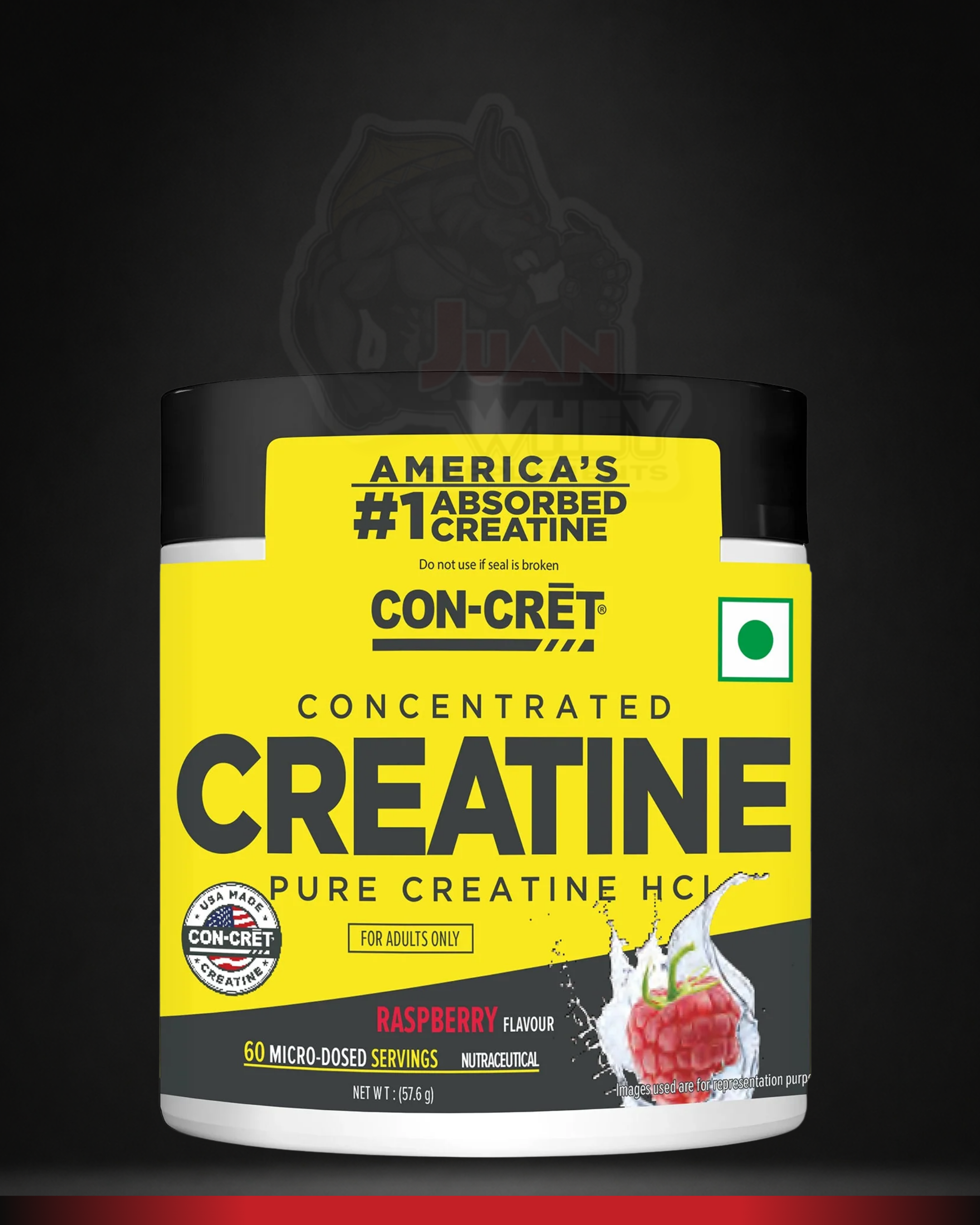 Con-Cret Creatine - Contentrated Pure Creatine HCI 60S