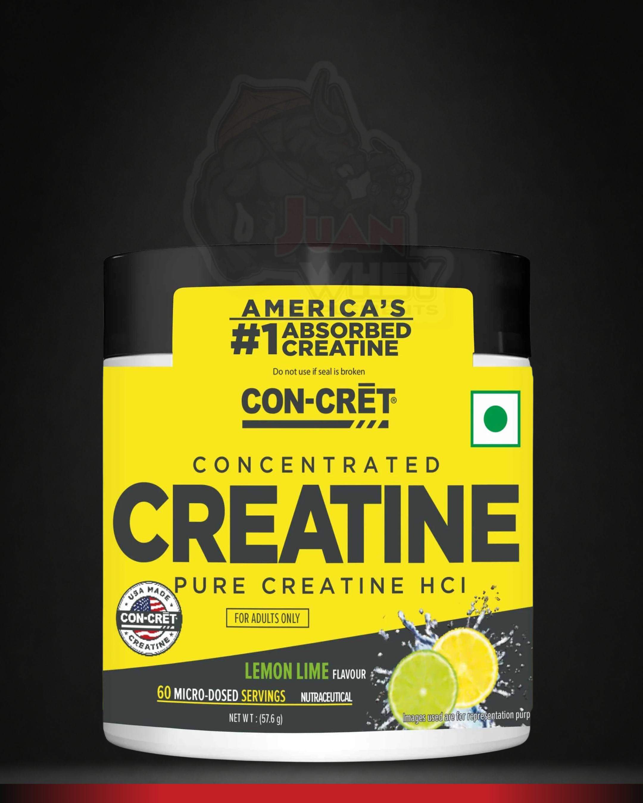 Con-Cret Creatine - Contentrated Pure Creatine HCI 60S