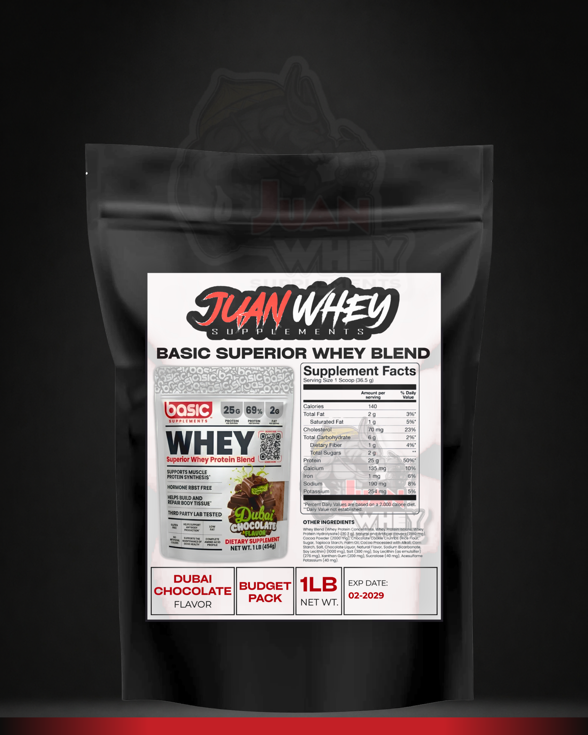 Basic Supplements Superior Whey Protein Blend 1LB | 14 Servings