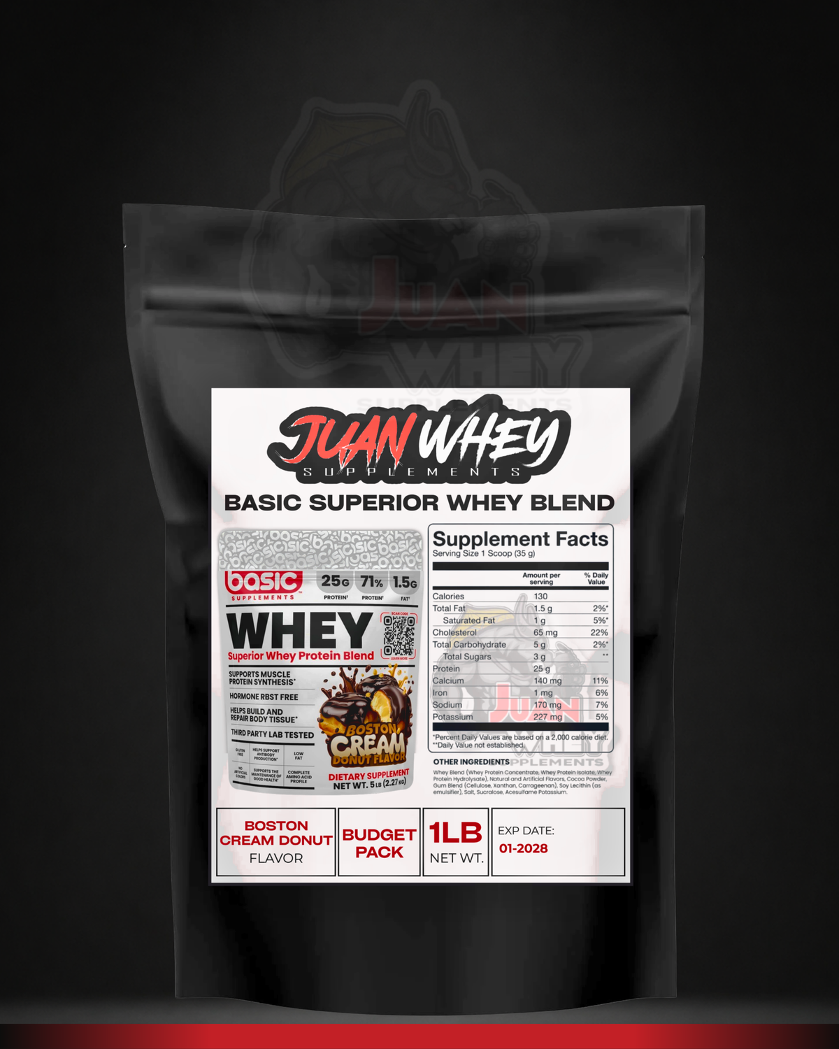Basic Supplements Superior Whey Protein Blend 1LB | 14 Servings
