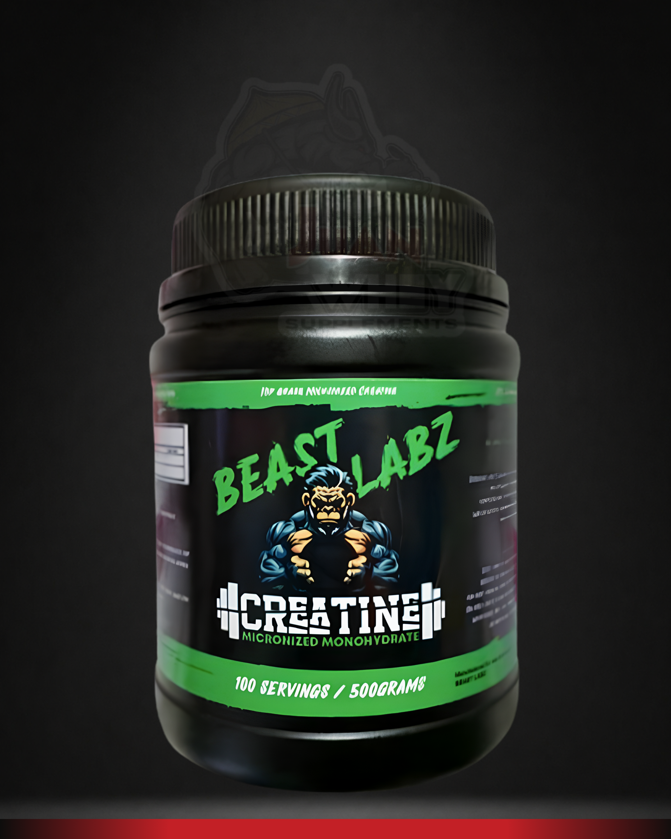 Beast Labz Micronized Monohydrate Creatine 100servings