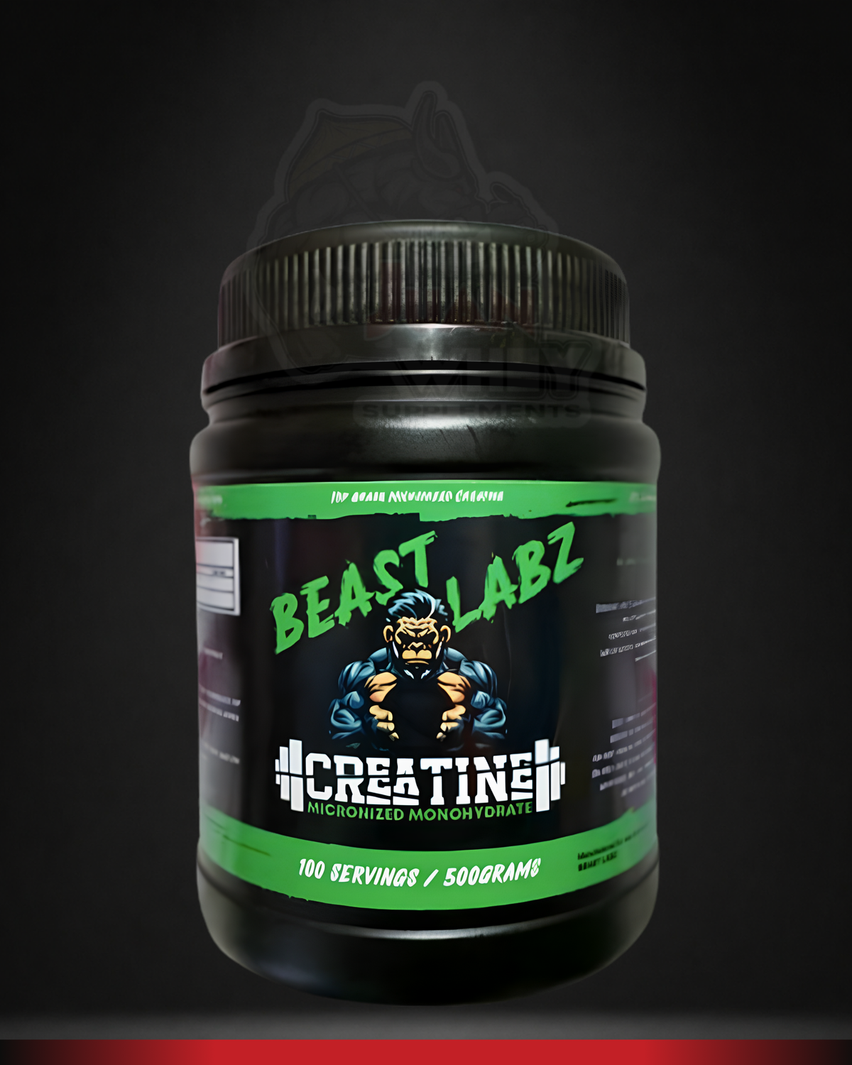 Beast Labz Micronized Monohydrate Creatine 100 Servings