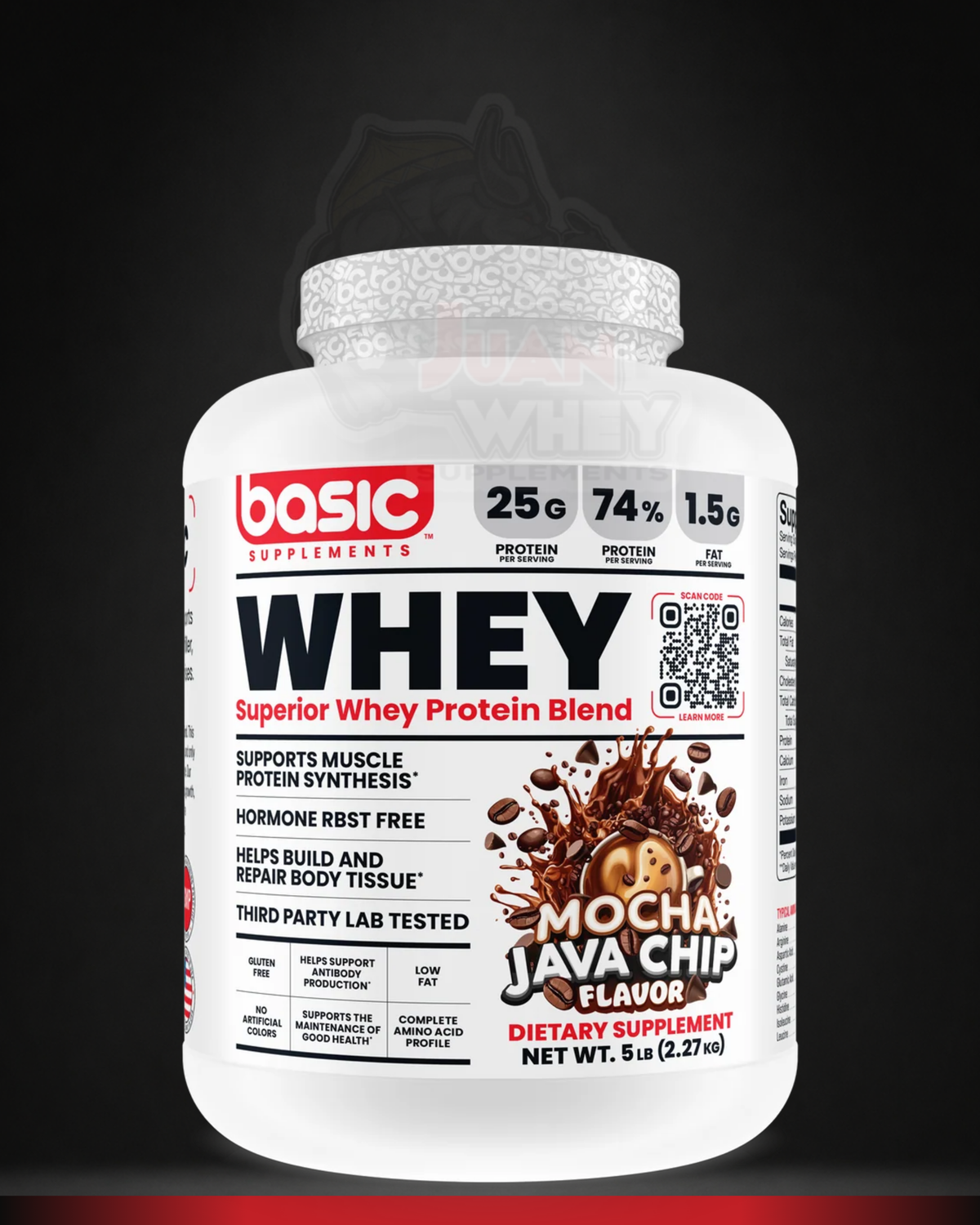 Basic Supplements Superior Whey Protein Blend 5LBS