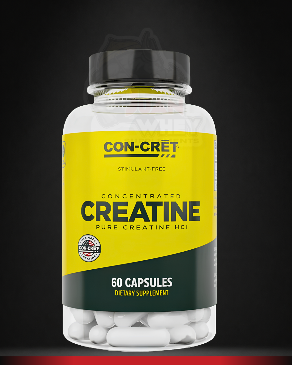 CON-CRET Creatine Capsules 60 Capsules