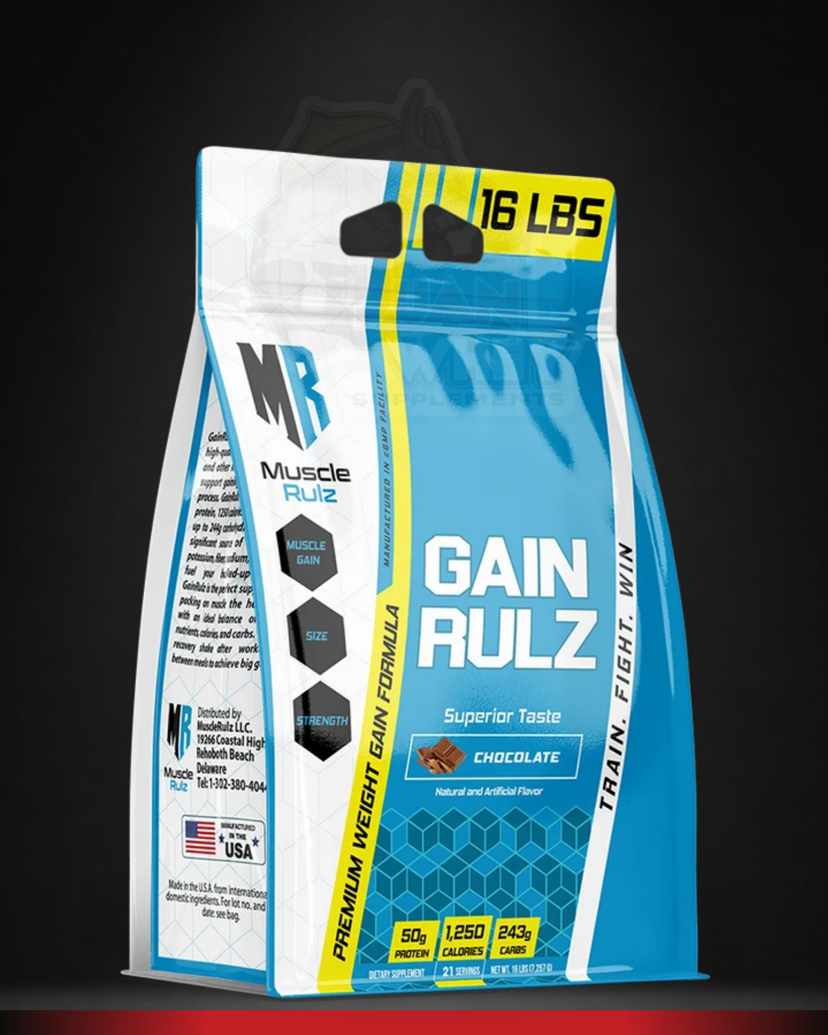 Muscle Rulz Gain Rulz Mass Gainer 16LBS