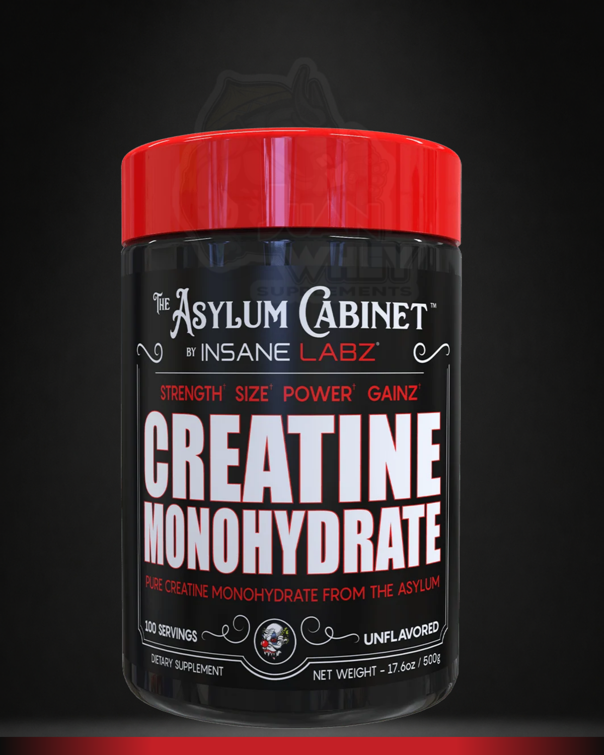 INSANE LABZ ASYLUM CABINET CREATINE MONOHYDRATE 100 SERVINGS