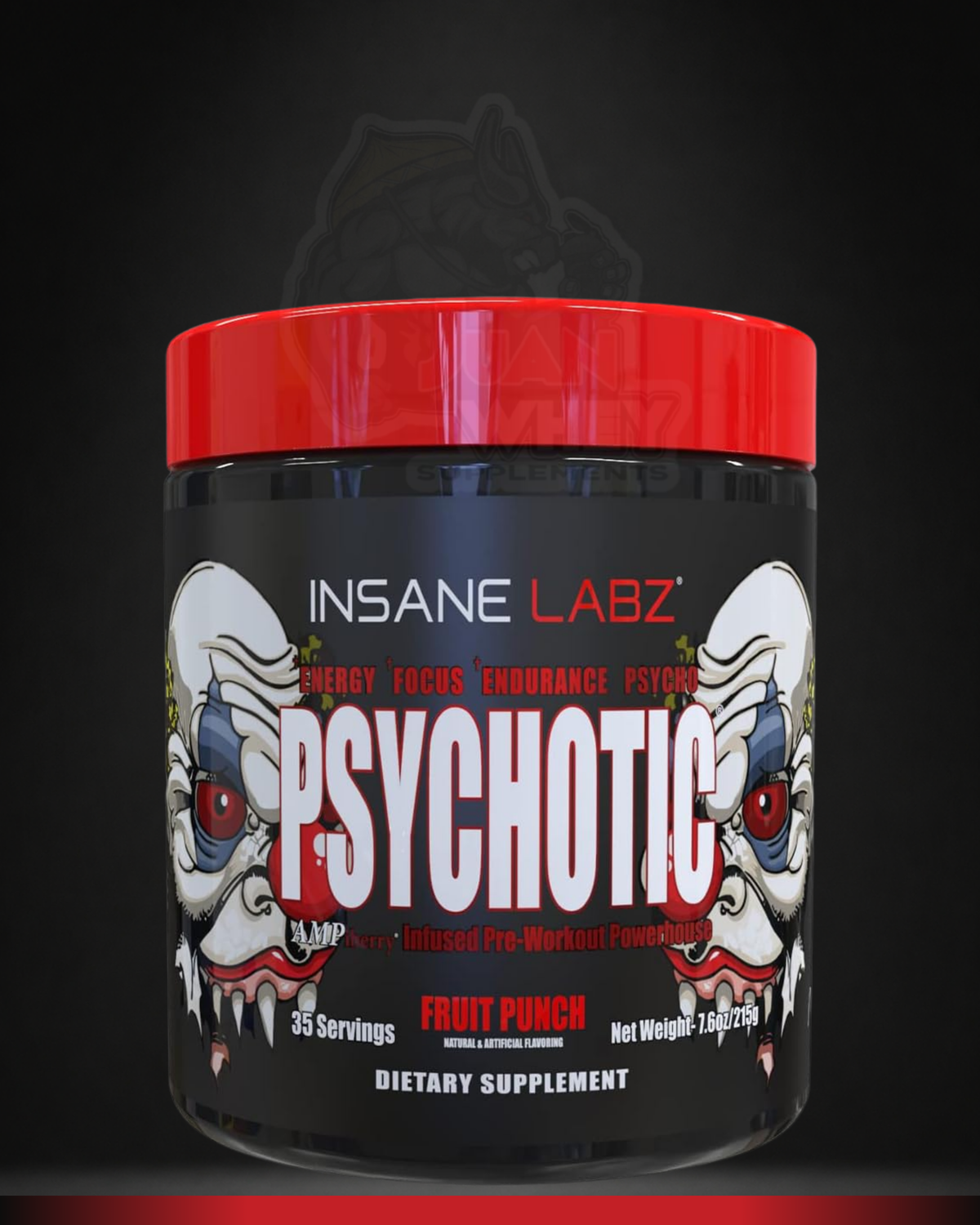 INSANE LABZ PSYCHOTIC PREWORKOUT | 35 SERVINGS
