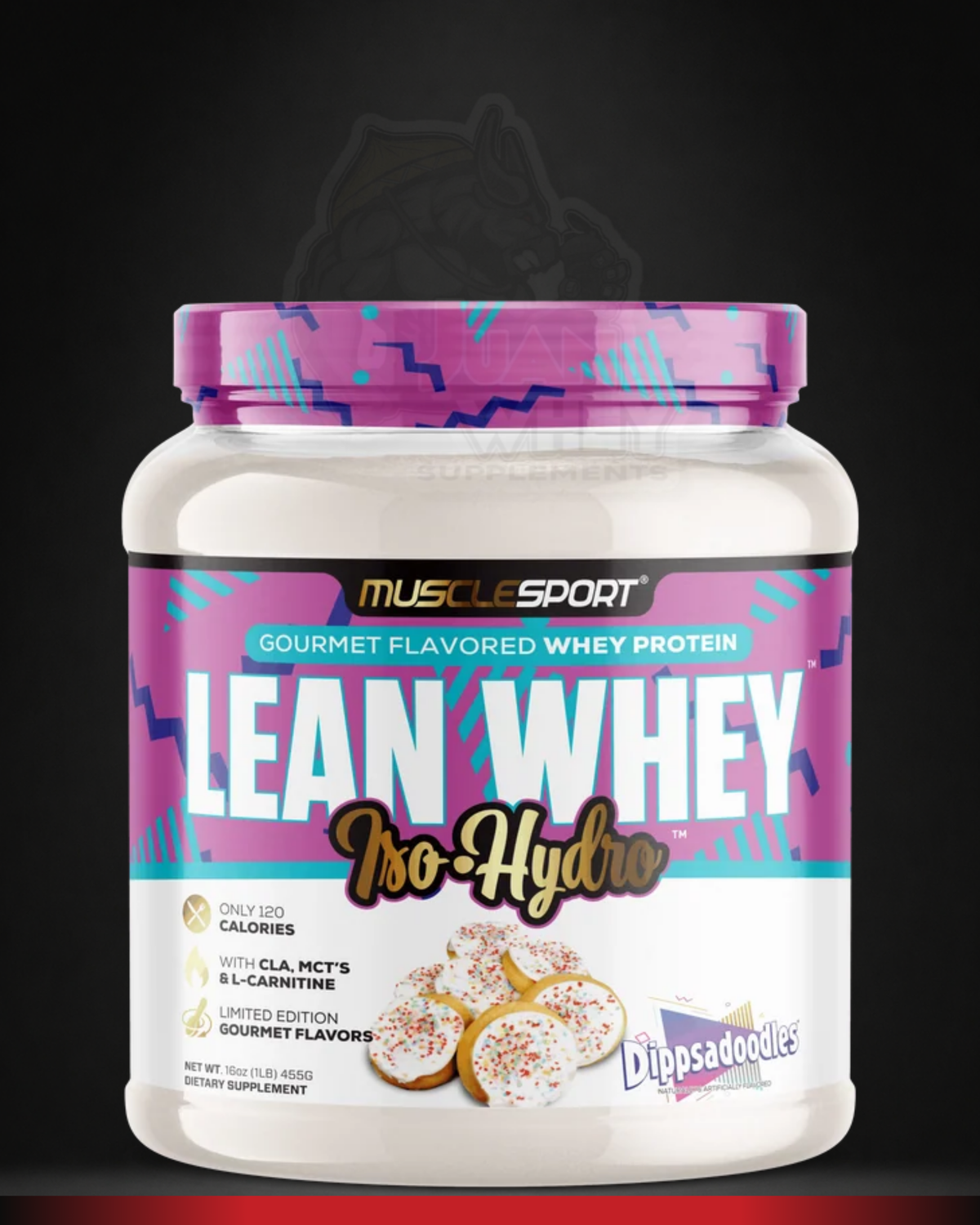MuscleSport Lean Whey Iso Hydro 1lb sealed | 13 Servings