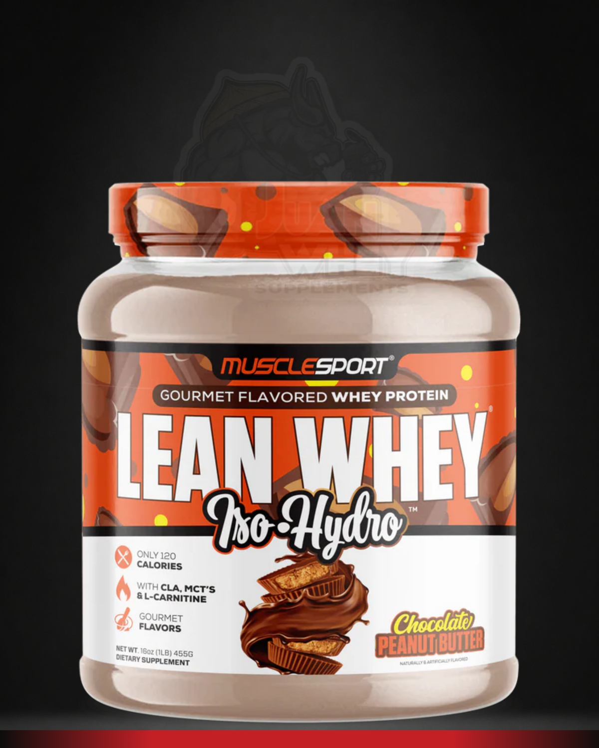 MuscleSport Lean Whey Iso Hydro 1lb sealed | 13 Servings