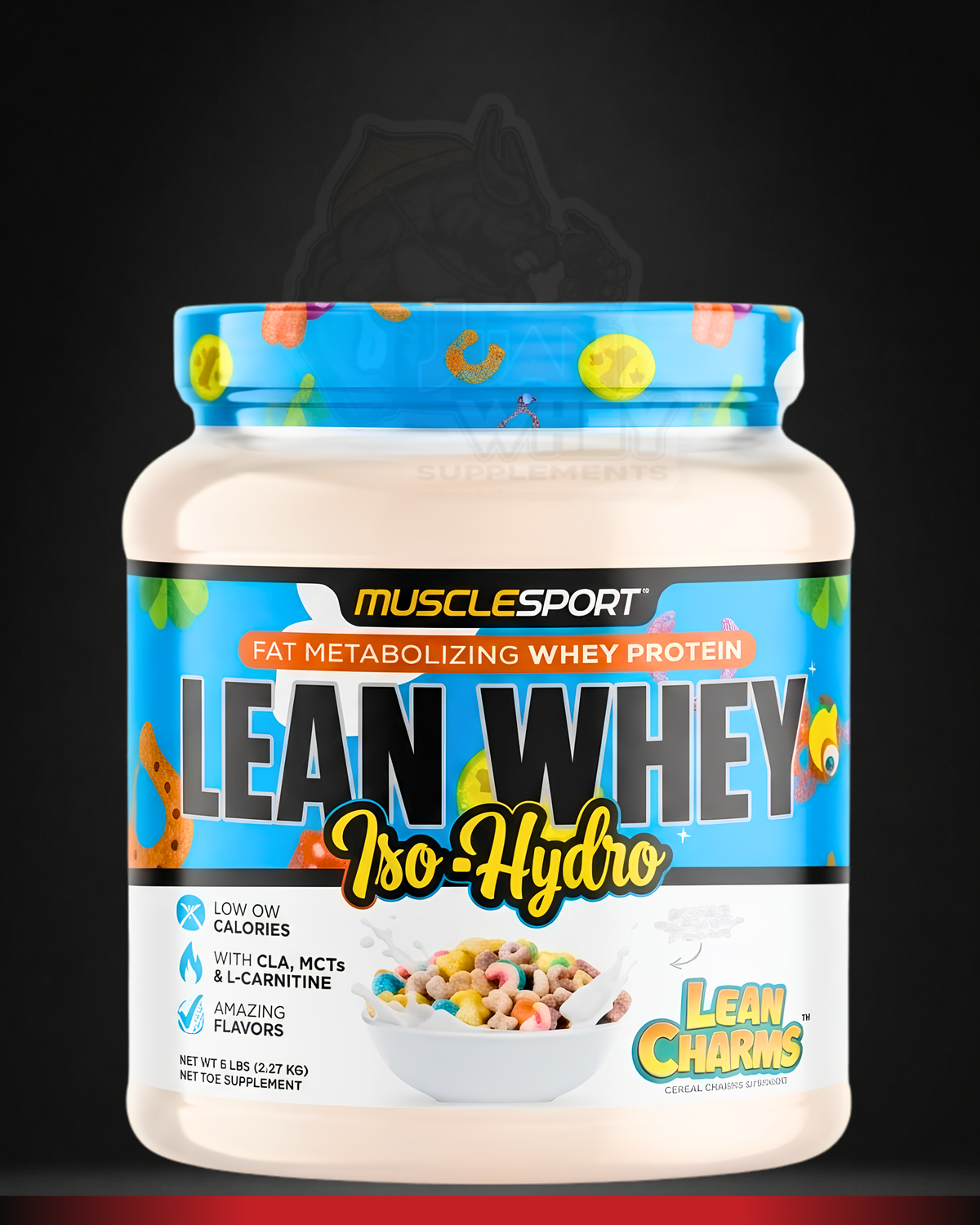 MuscleSport Lean Whey Iso Hydro 1lb sealed | 13 Servings