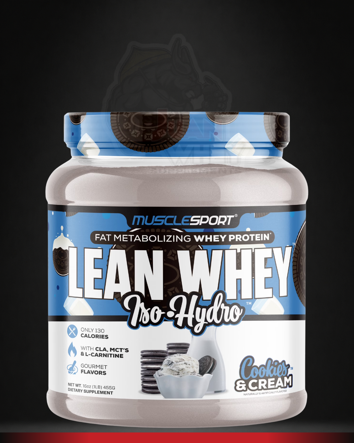MuscleSport Lean Whey Iso Hydro 1lb sealed | 13 Servings