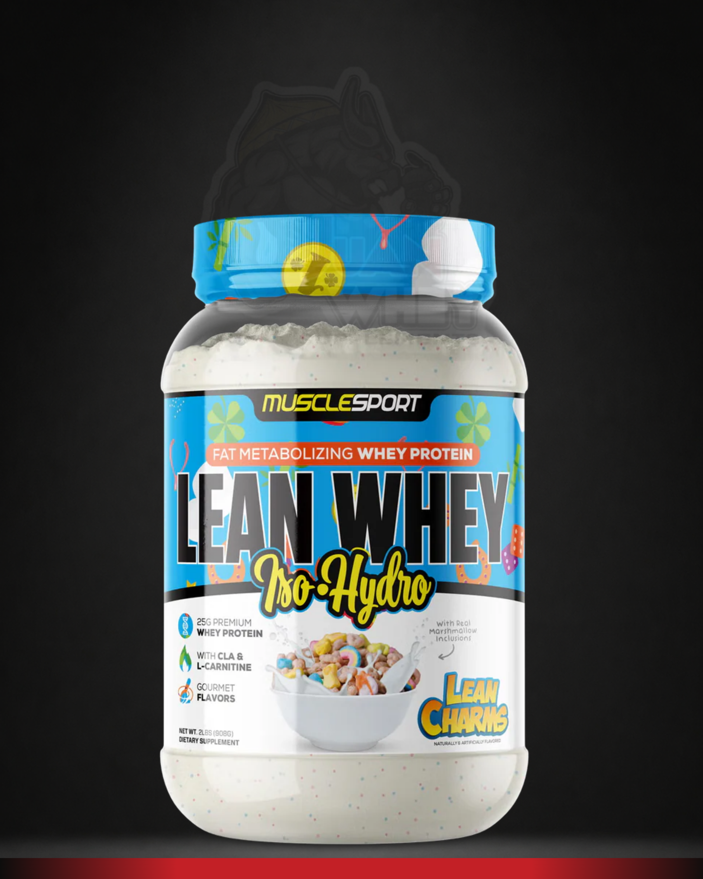 Musclesport Lean Whey Isolate | Iso-Hydro Whey Protein 2LBS