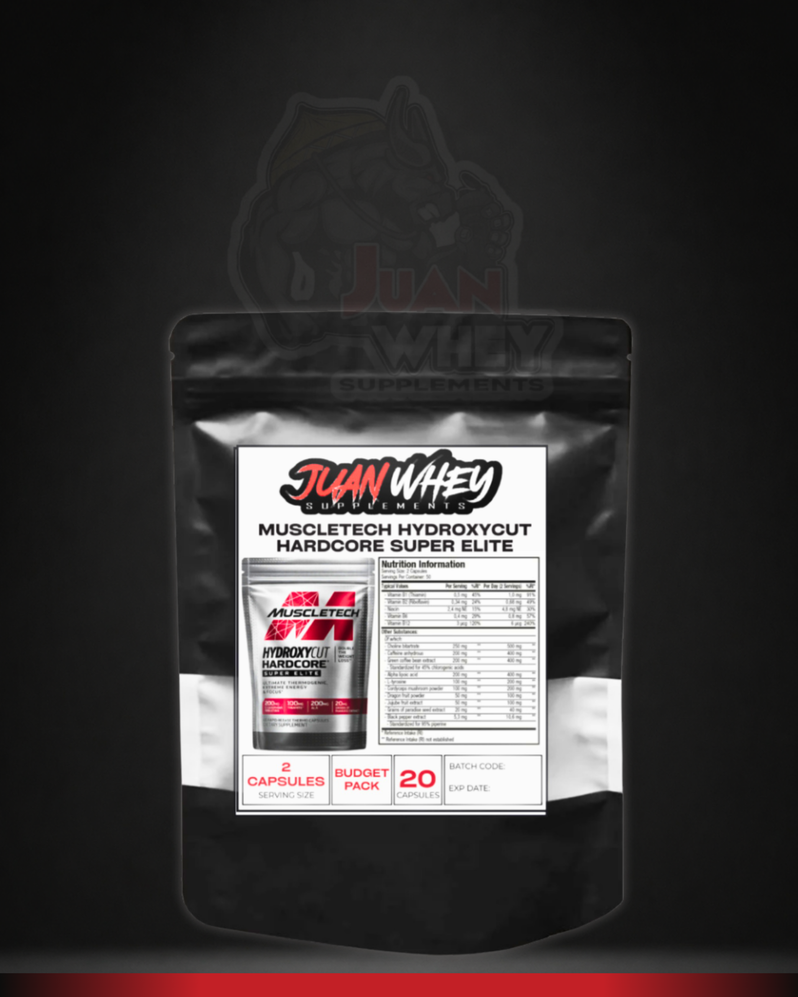 Muscletech Hydroxycut Hardcore Super Elite - BUDGET PACK