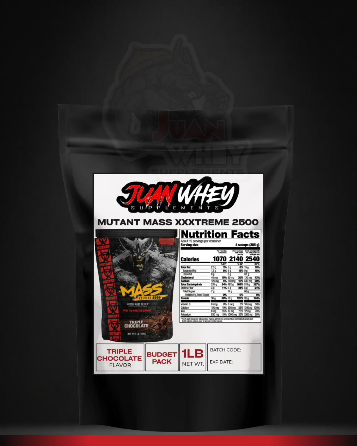 Mutant Mass XXXTreme 2500- 1LB | 2LBS