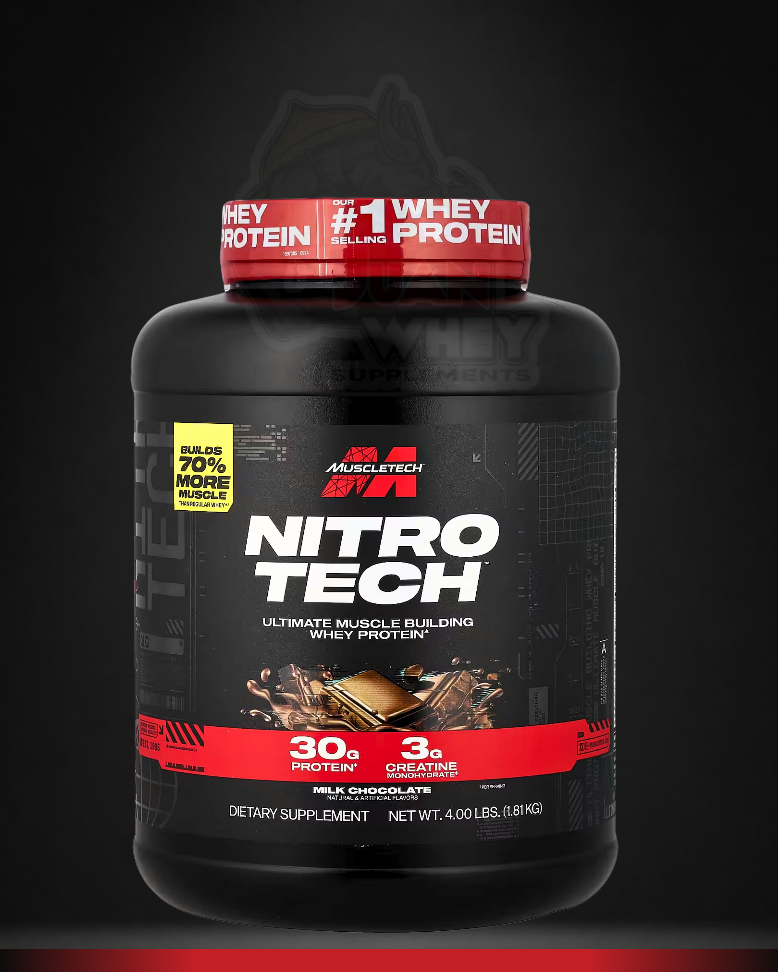 Muscletech Nitrotech Whey Protein 4LBS