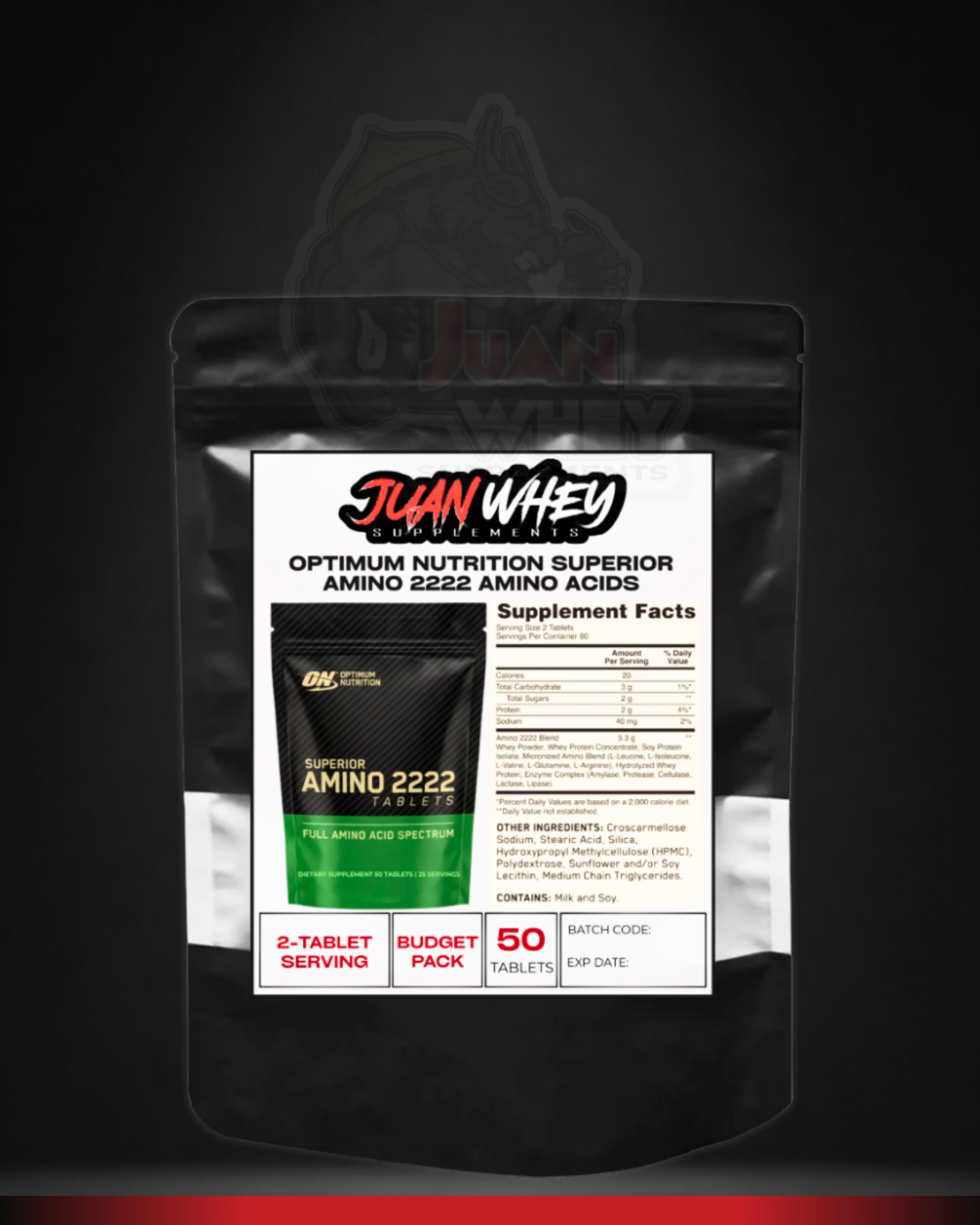 Optimum Nutrition Superior Amino 2222 Amino Acids | BUDGET PACK
