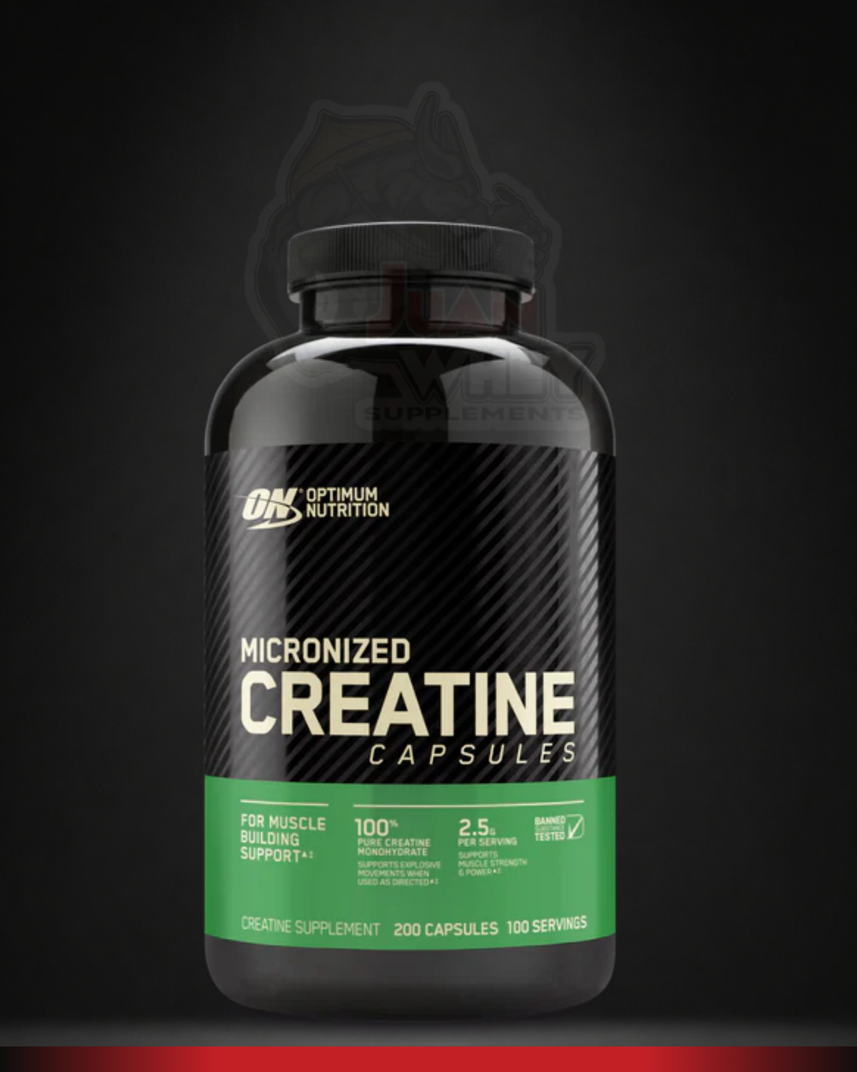 ON CREATINE CAPSULES  SEALED BOTTLE