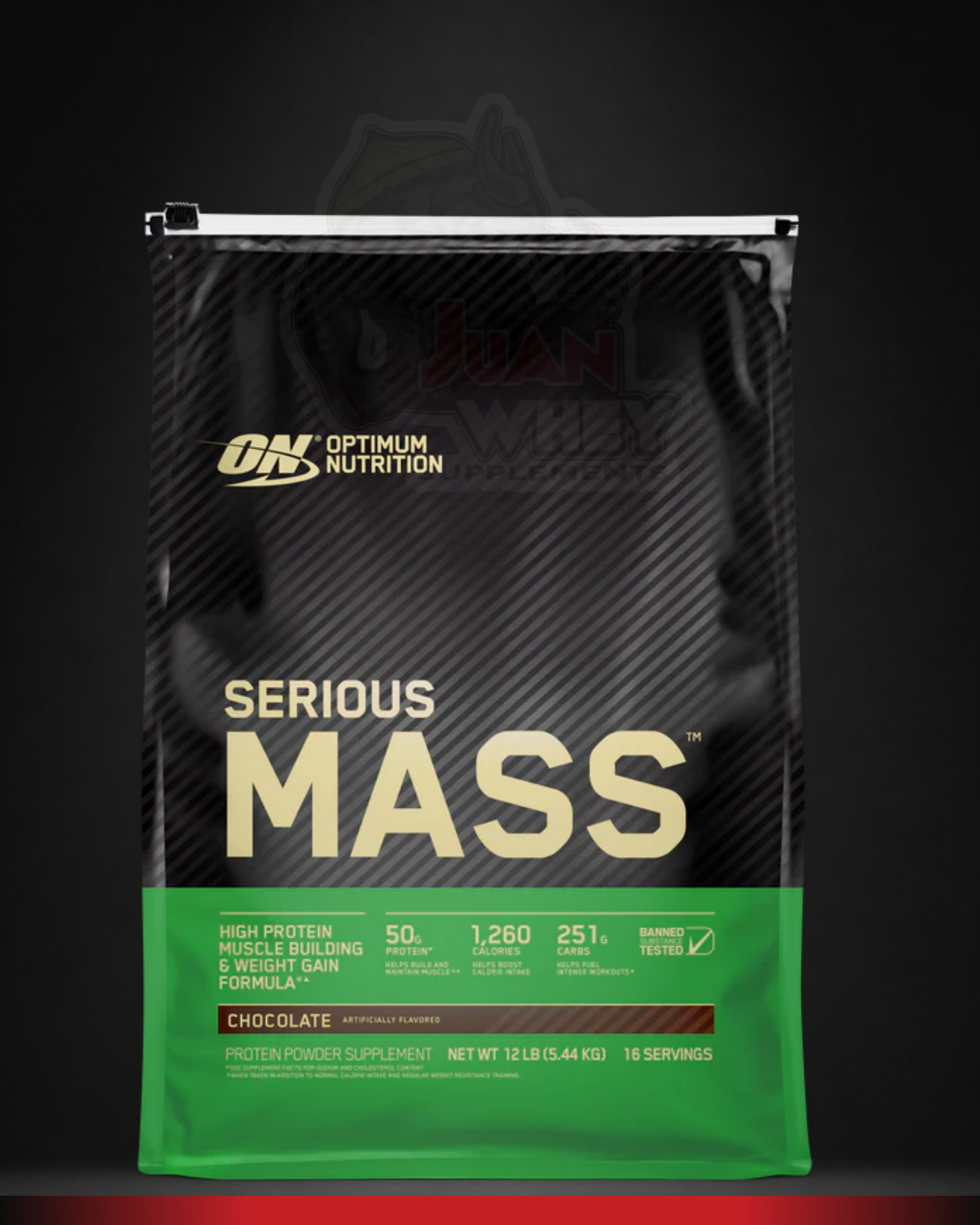 OPTIMUM NUTRITION SERIOUS MASS 12LBS