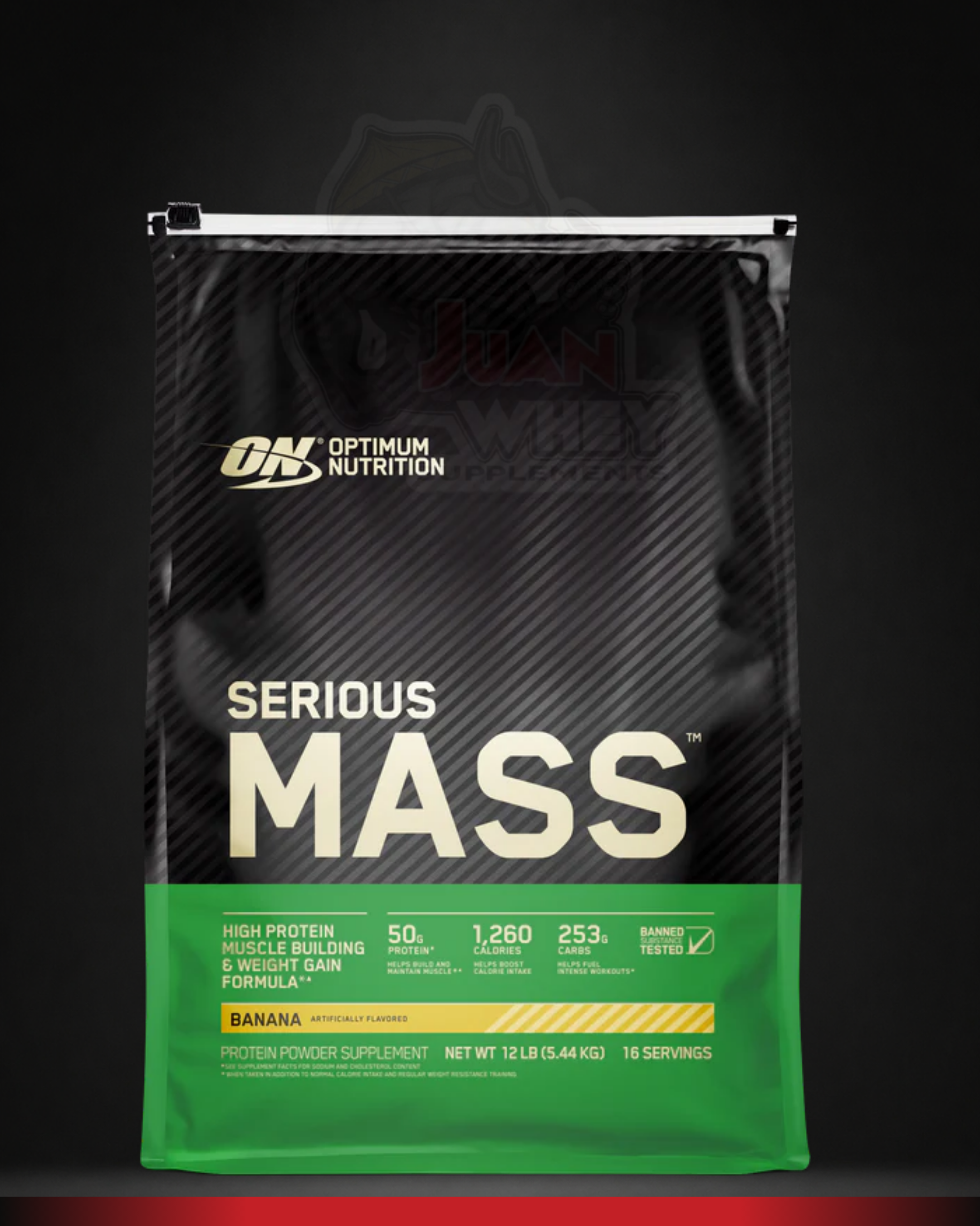 OPTIMUM NUTRITION SERIOUS MASS 12LBS