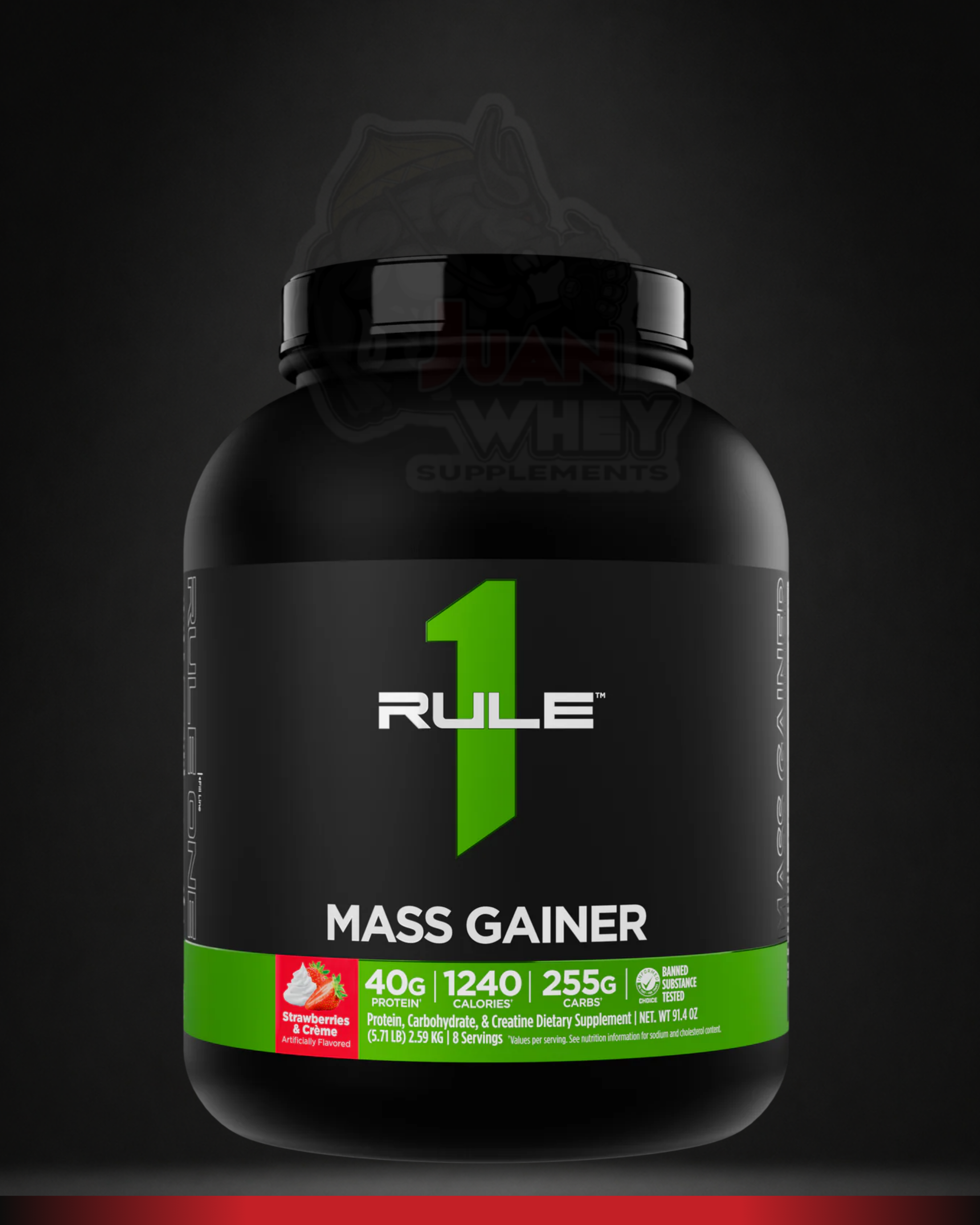 RULE 1 LBS Mass Gainer High-Calorie Weight Gainer 6LBS