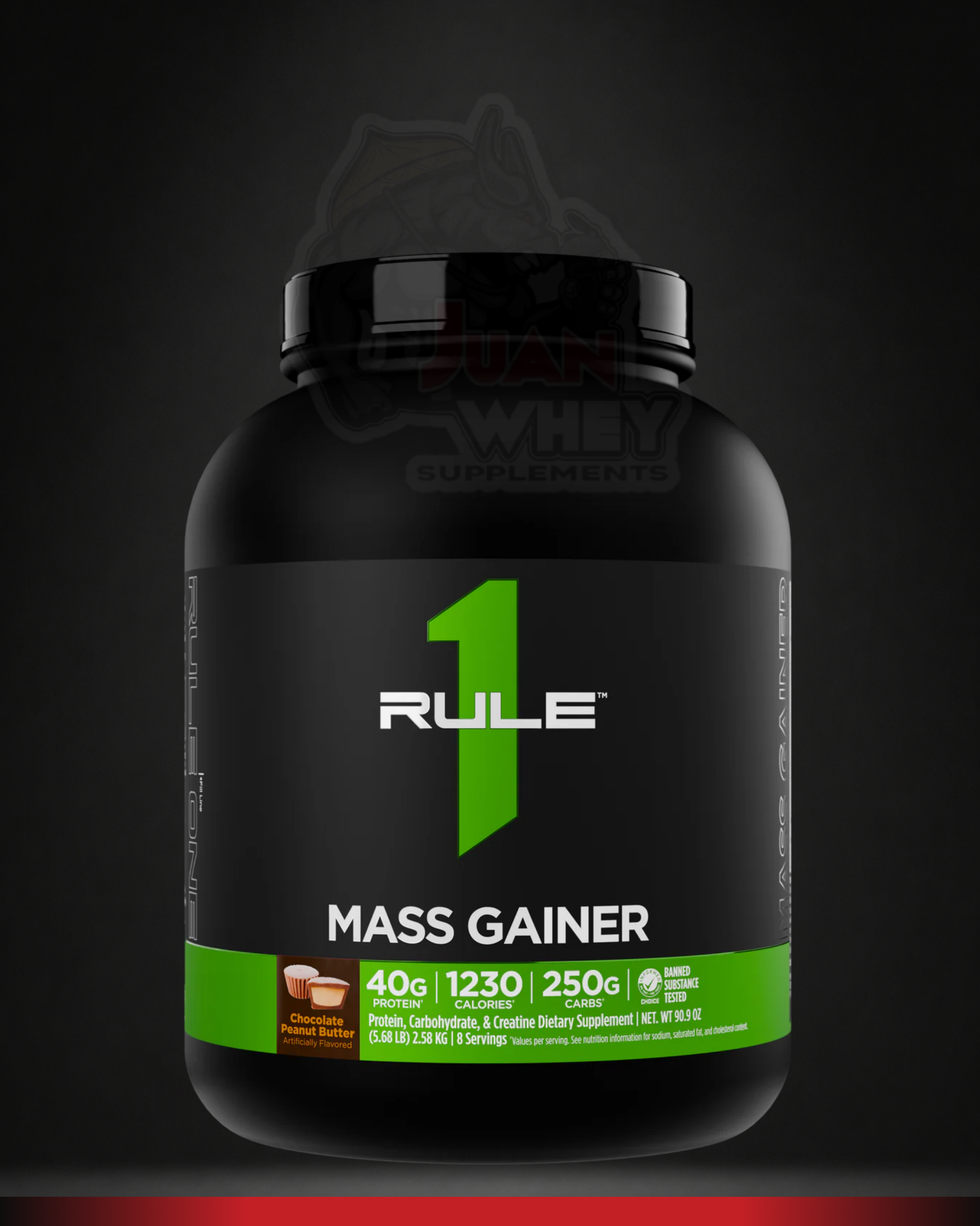 RULE 1 LBS Mass Gainer High-Calorie Weight Gainer 6LBS