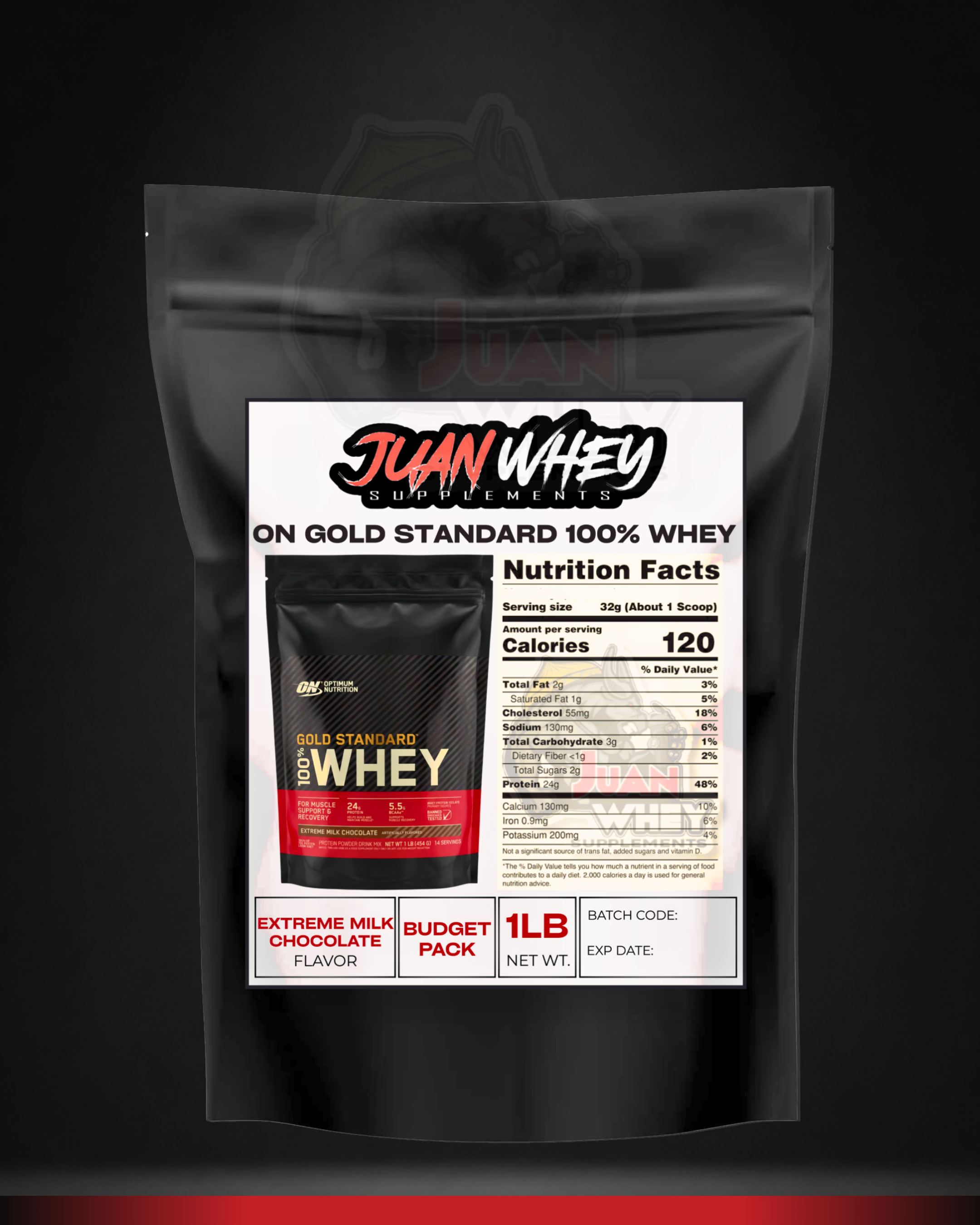 ON Gold Standard 100% Whey 1LB or 2LBS Protein Powder