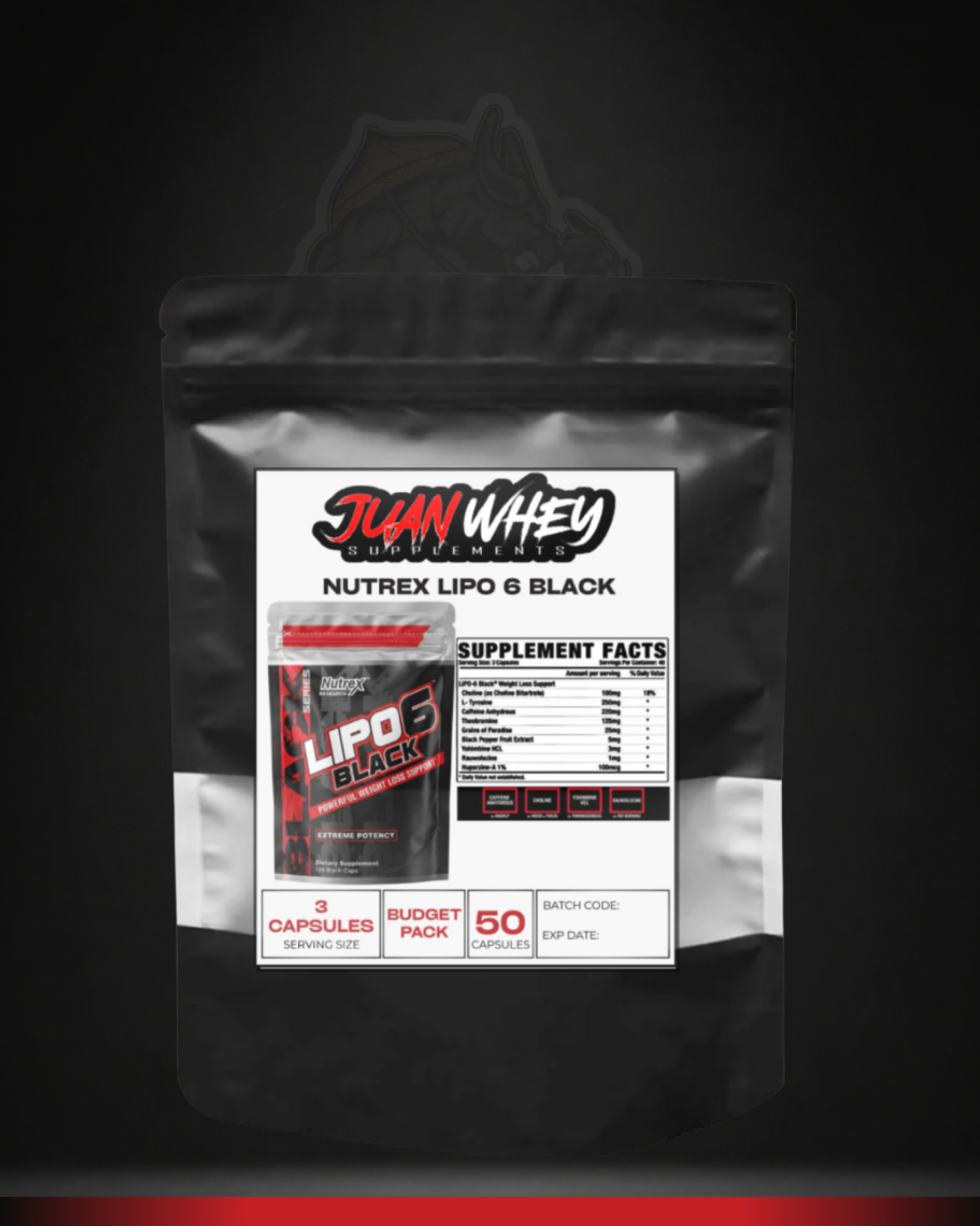 Nutrex LIPO 6 Black BUDGET PACK