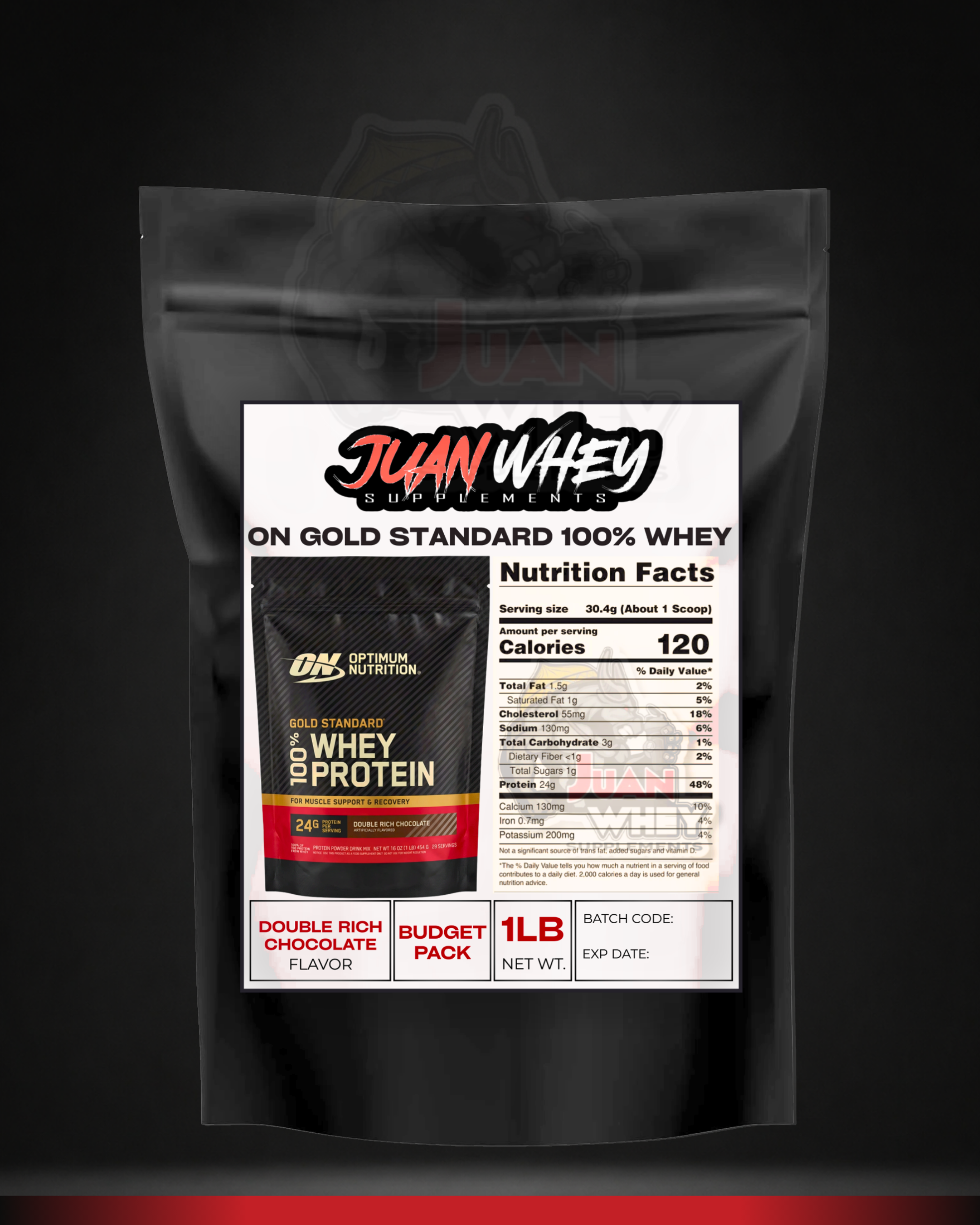 ON Gold Standard 100% Whey 1LB or 2LBS Protein Powder