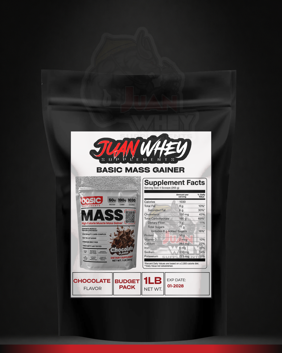 Basic Supplement Mass 1LB | 14 Servings