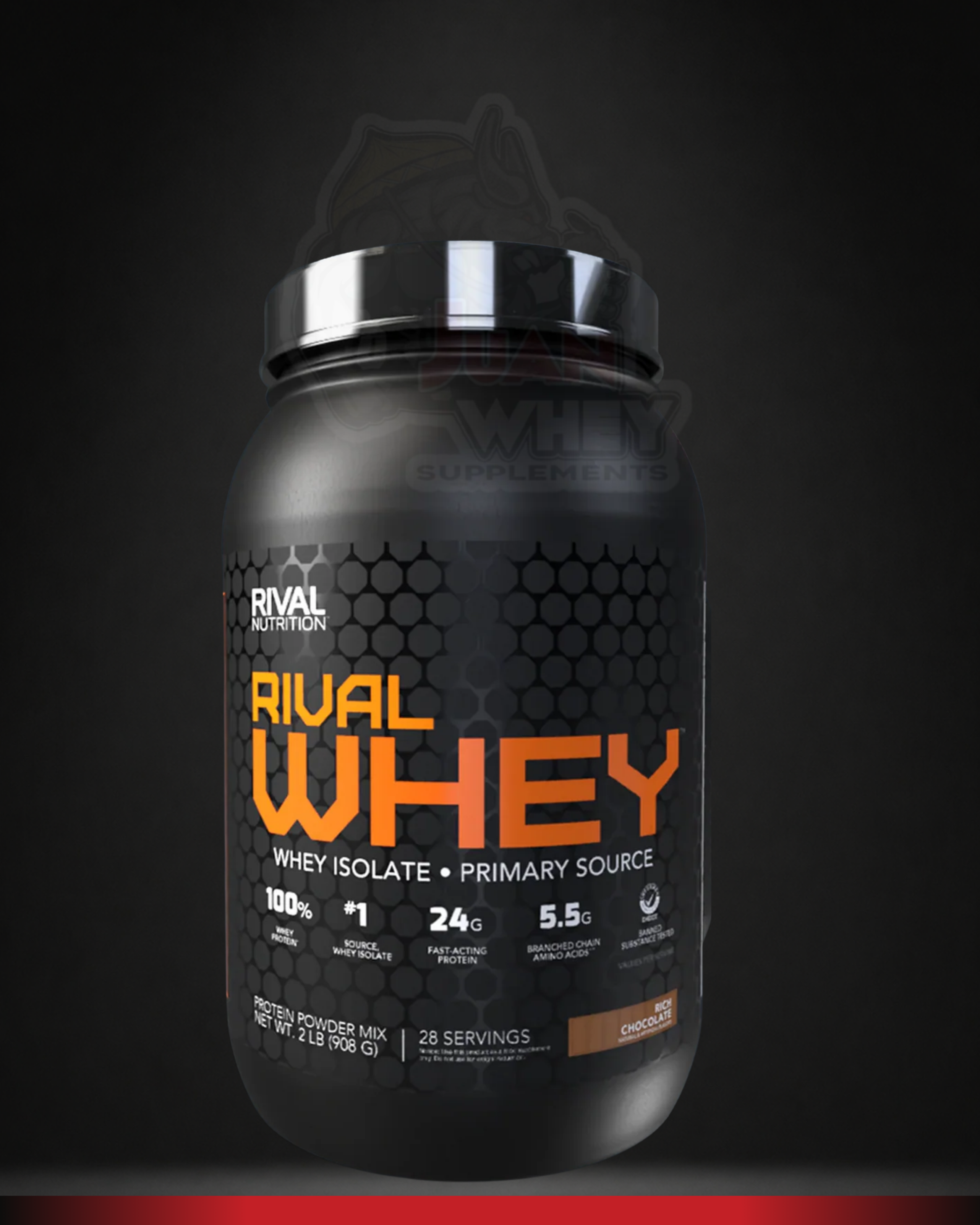 Rival Nutrition Whey Protein Powder 2LBS