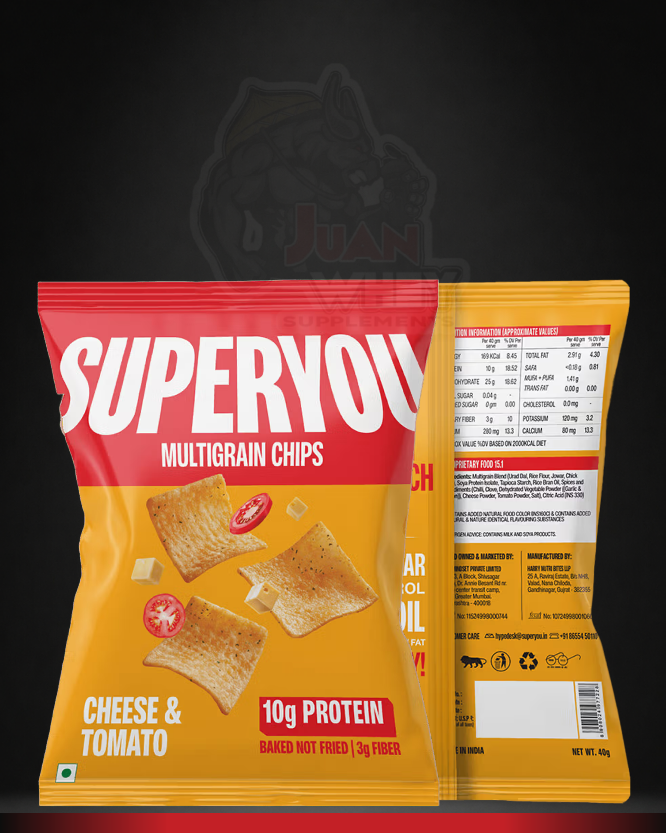 SUPERYOU PROTEIN CHIPS 40GRAMS GLUTEN FREE