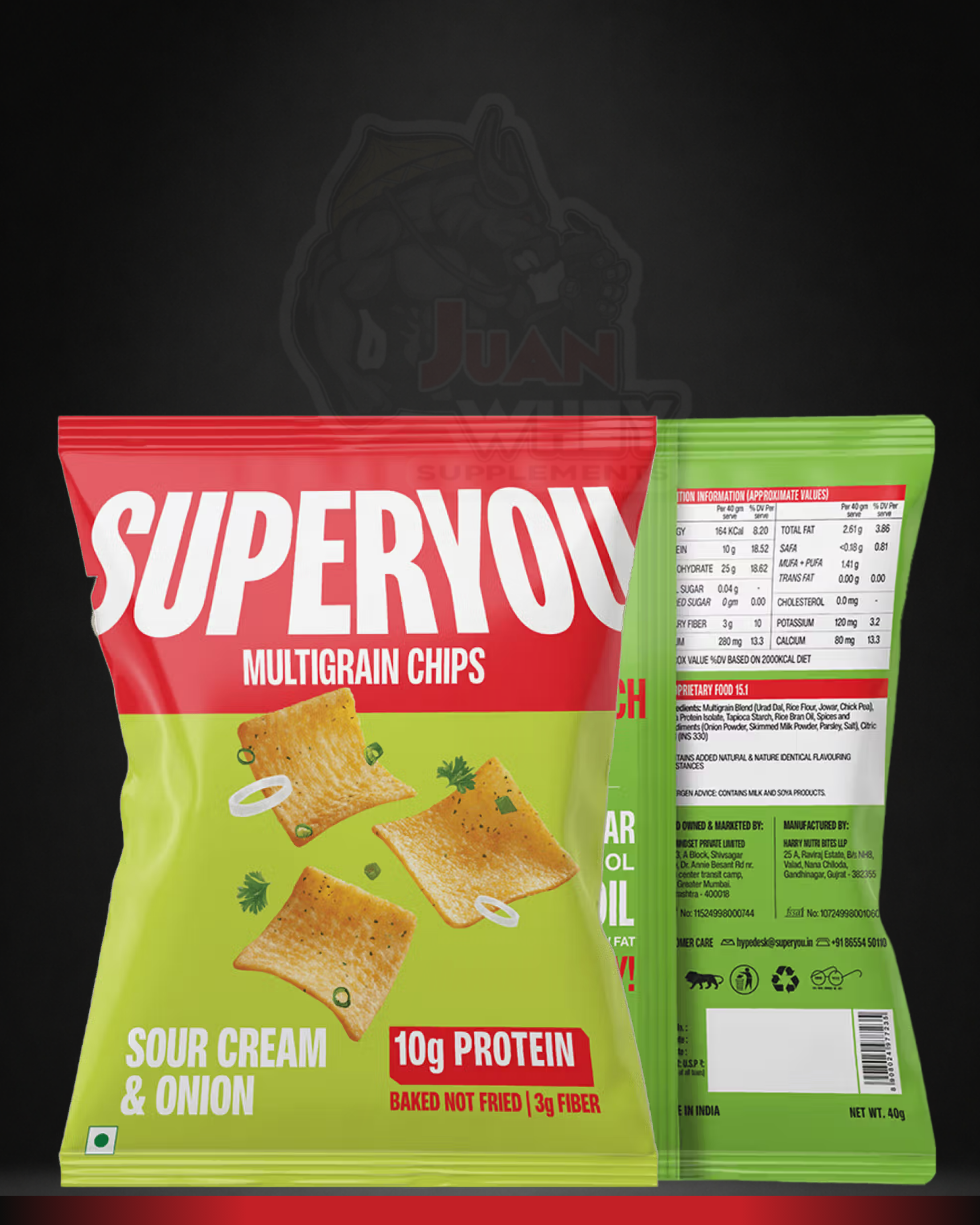 SUPERYOU PROTEIN CHIPS 40GRAMS GLUTEN FREE